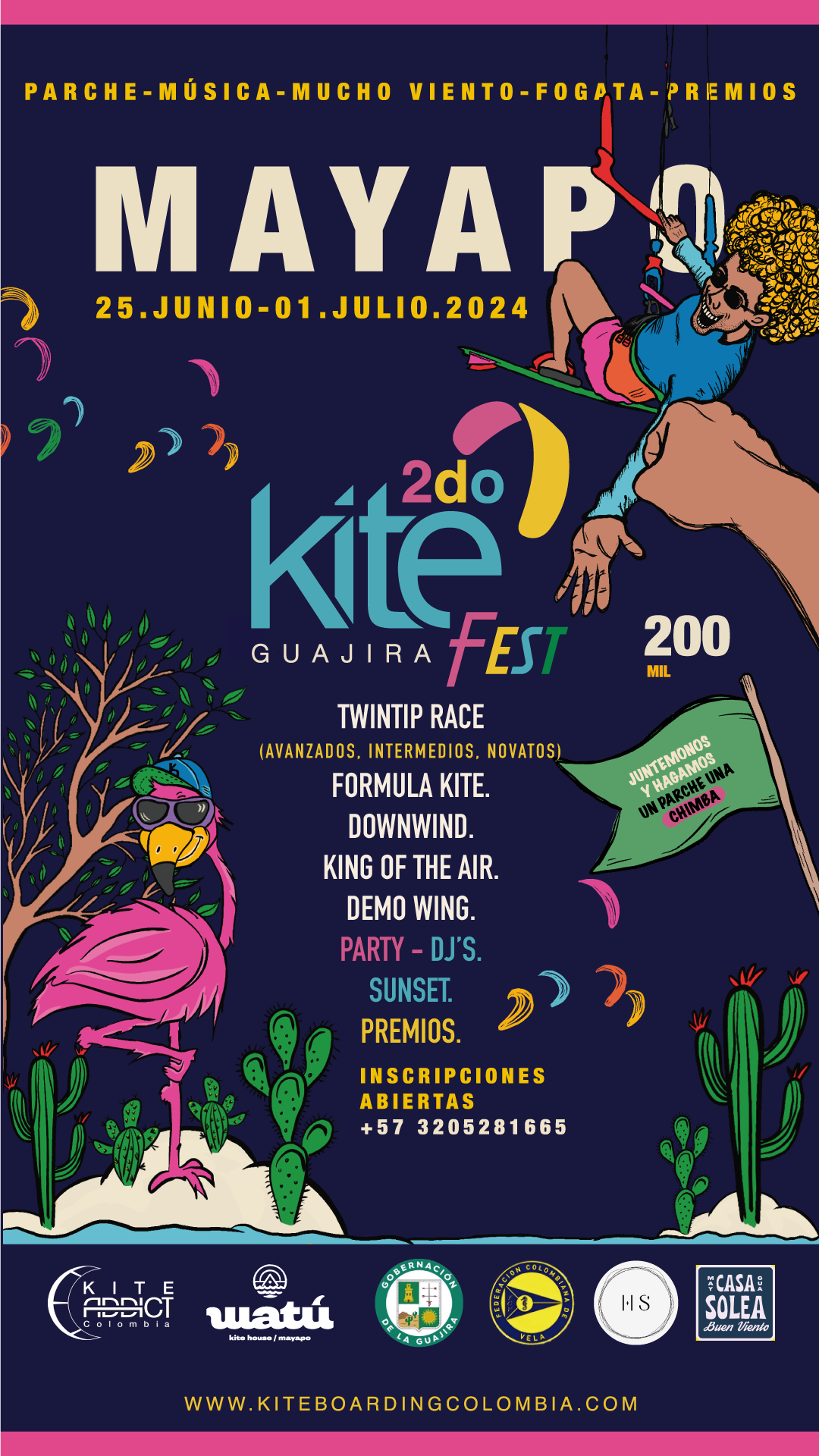 Inscripcion Kite Fest Guajira 2024