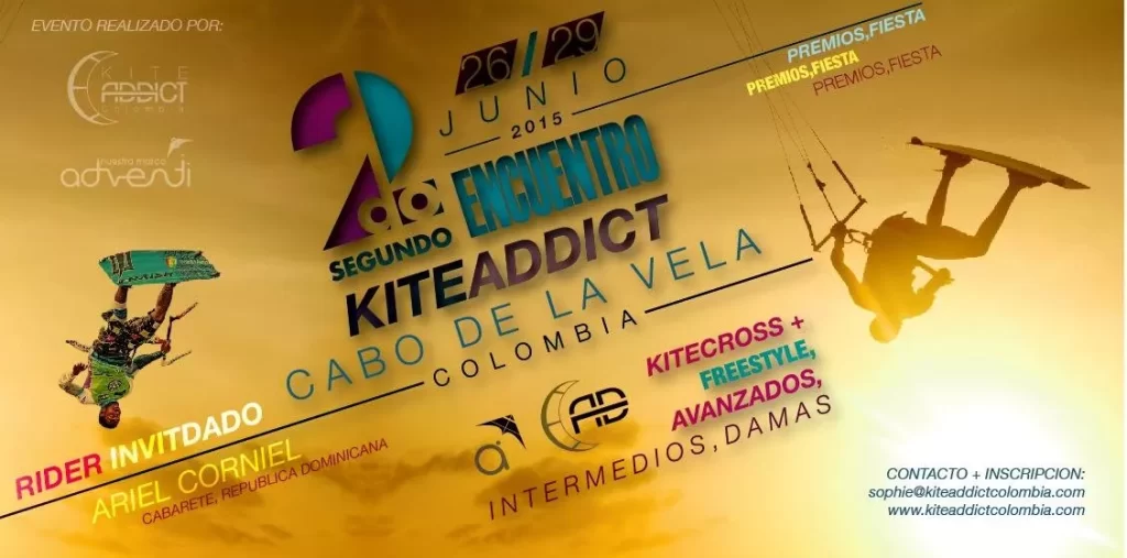 kitesurf event flyer